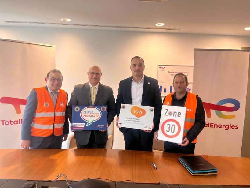 من أجل التحسيس والحد من حوادث المرور ..  تجديد الشراكة بين توتال تونس والجمعية التونسية للوقاية من حوادث الطرقات